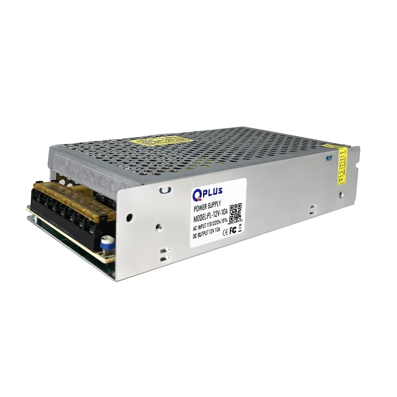 منبع تغذیه سوئیچینگ PL مدل PL-10A Switching Power Supply | ترانس 12 ولت 10 آمپر 120 وات